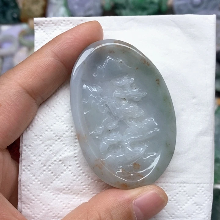 翡翠未镶嵌颈饰19号