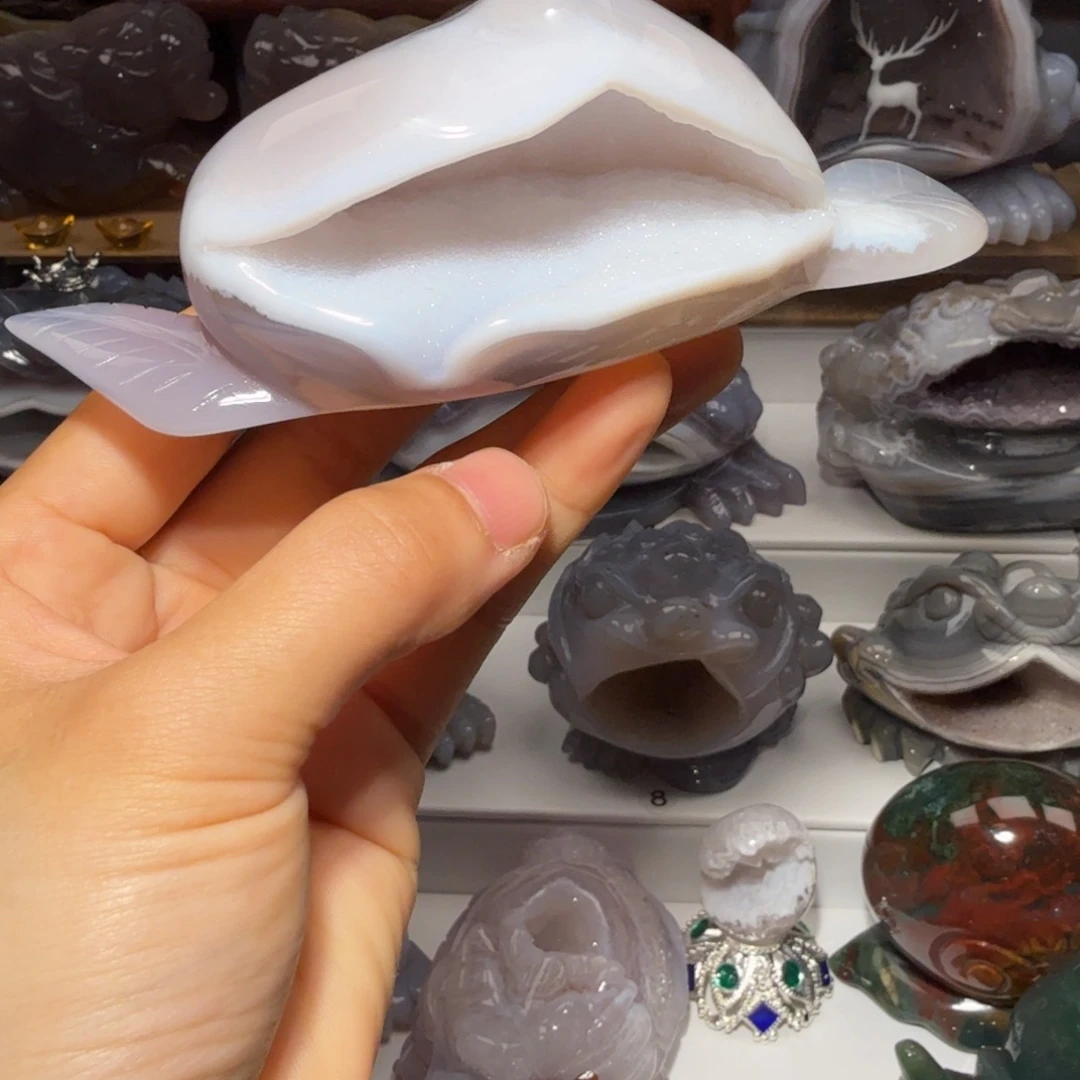 玛瑙/玉髓未镶嵌摆件