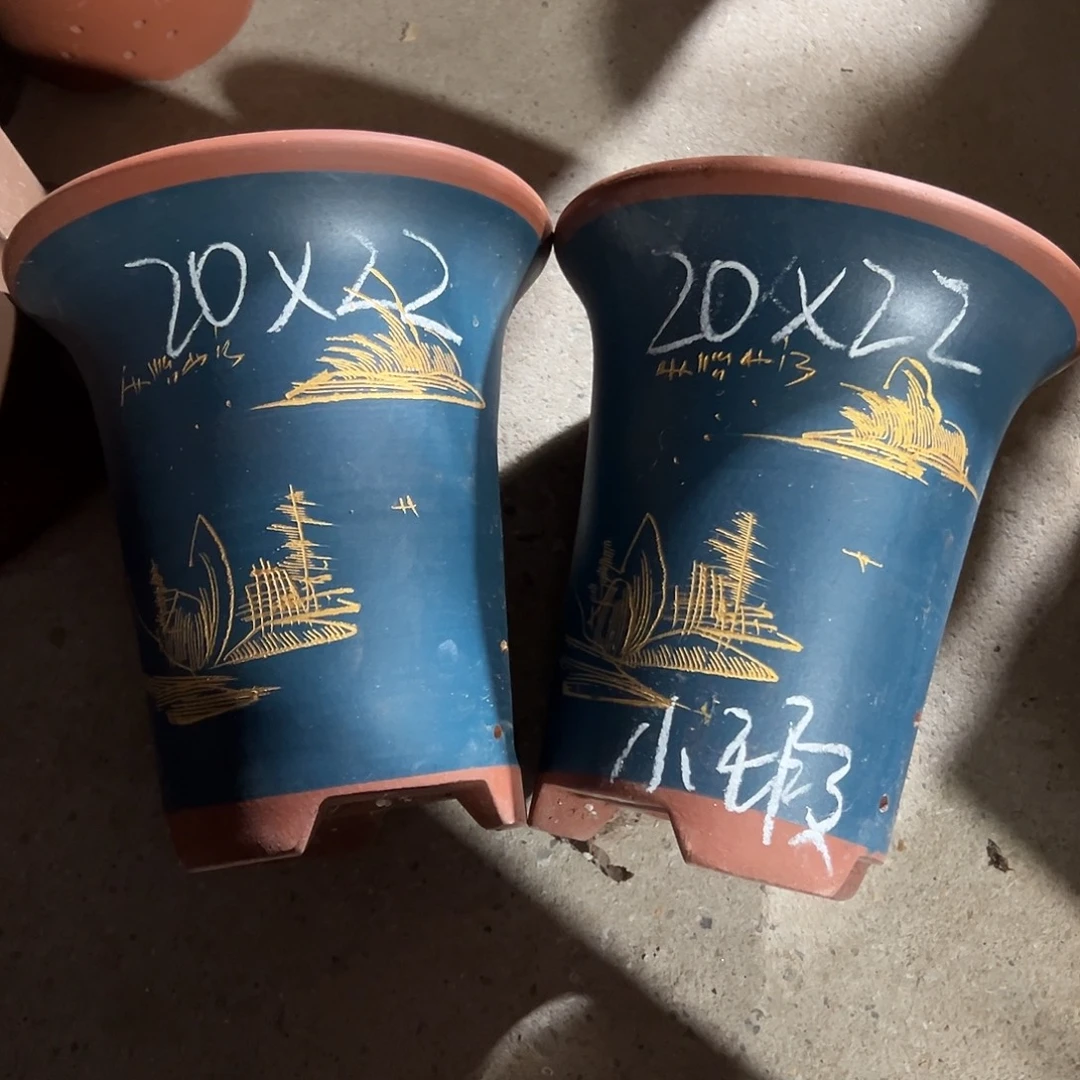 水***木紫砂花盆宜兴紫砂花盆源头