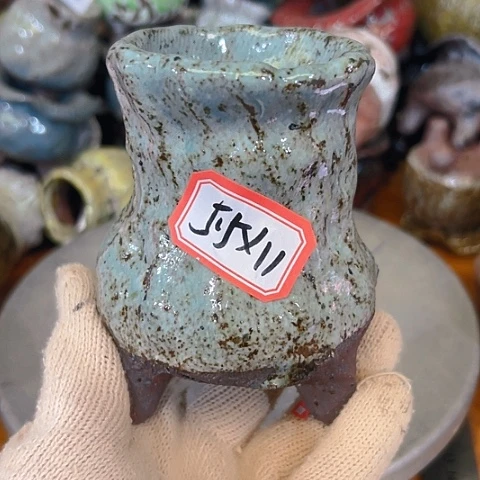 粗陶花盆手工花盆制作