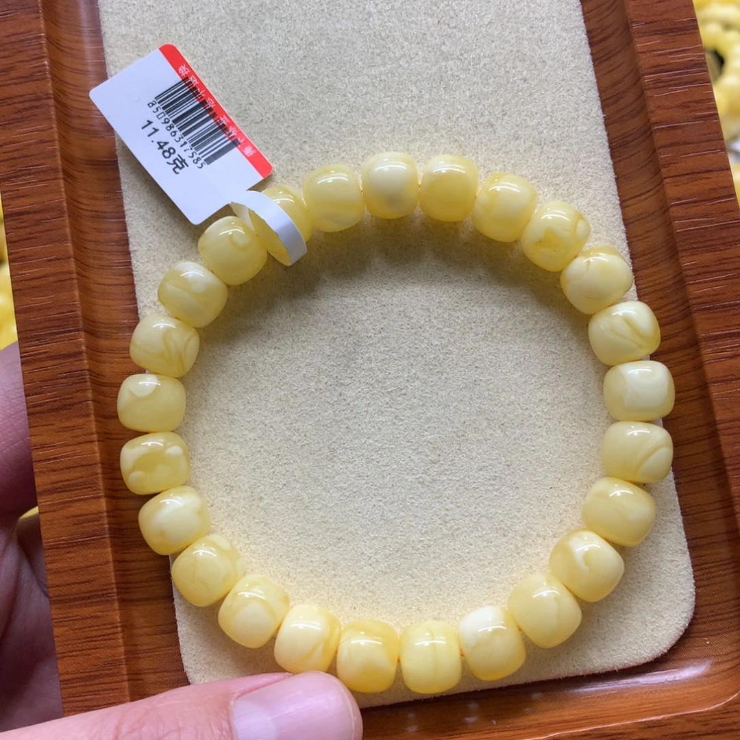 蜜蜡手链未镶嵌蜜蜡