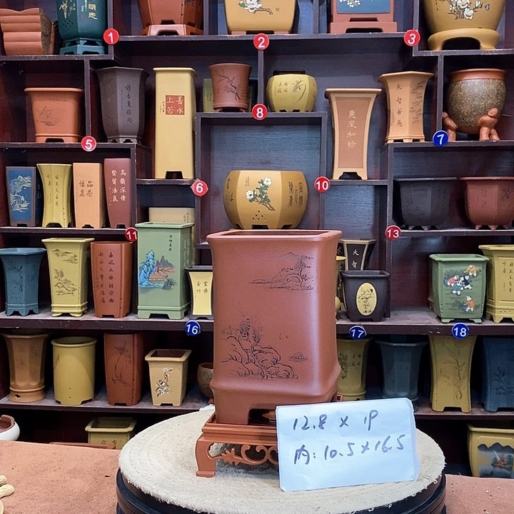 紫砂花盆紫砂花盆