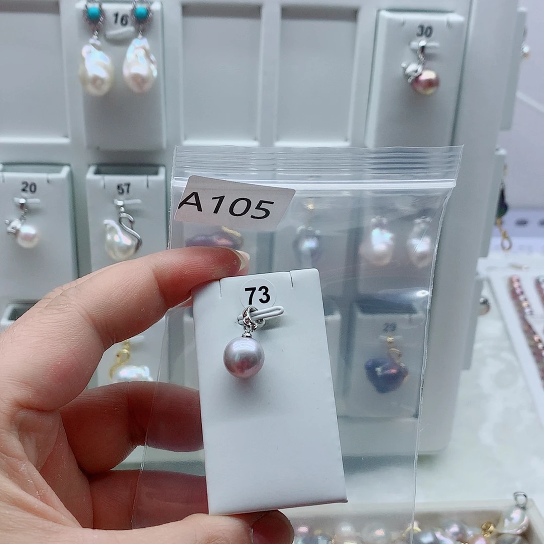 吊坠(不含链)淡水珍珠合金