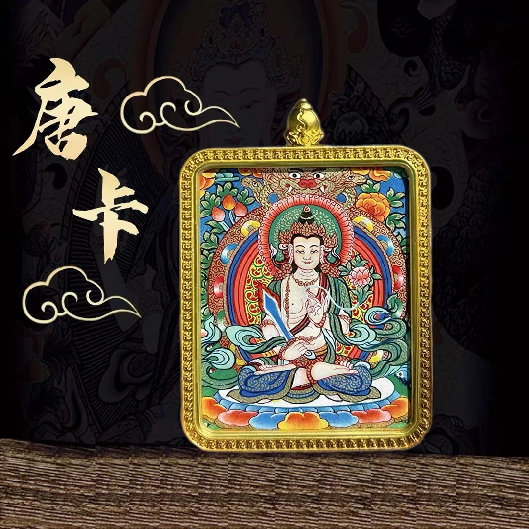 （新人福利直播间售卖）原创热供唐卡半绘手绘描金撒金唐卡十二生肖