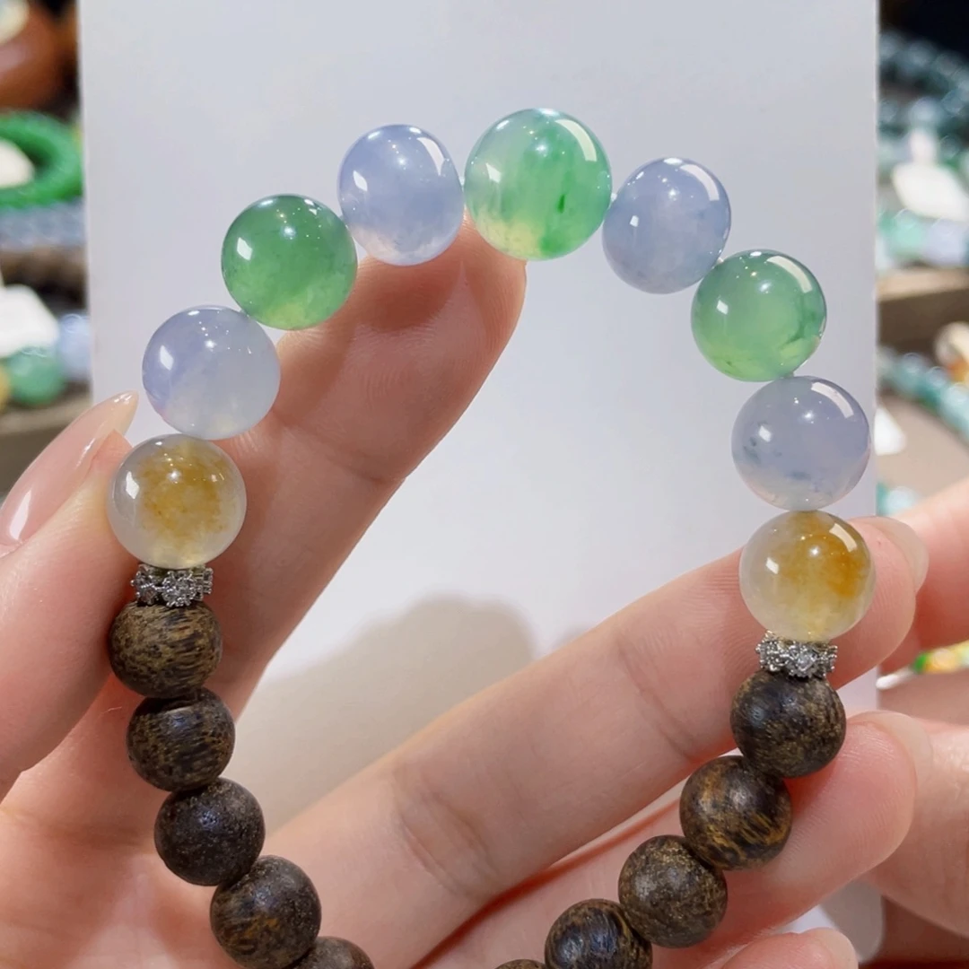 未镶嵌手链翡翠超美花仙子