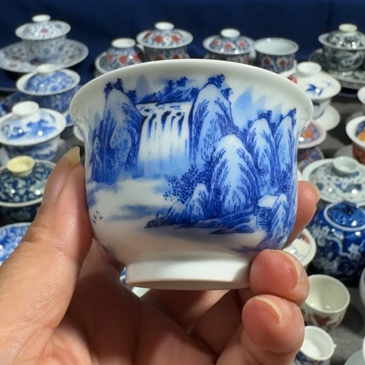 景德镇手工手绘杯