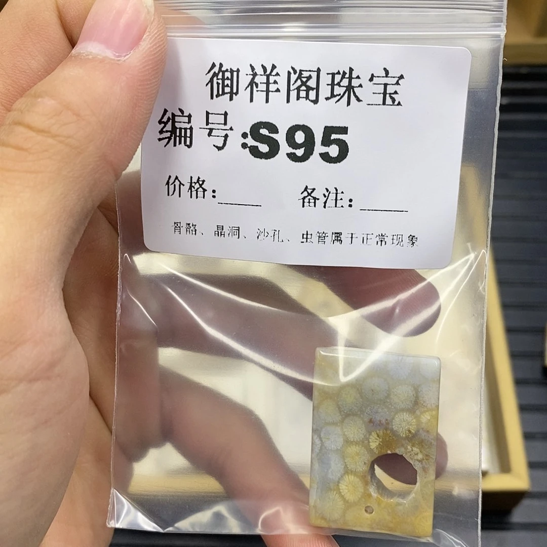硅化珊瑚（珊瑚玉）未镶嵌颈饰焯*