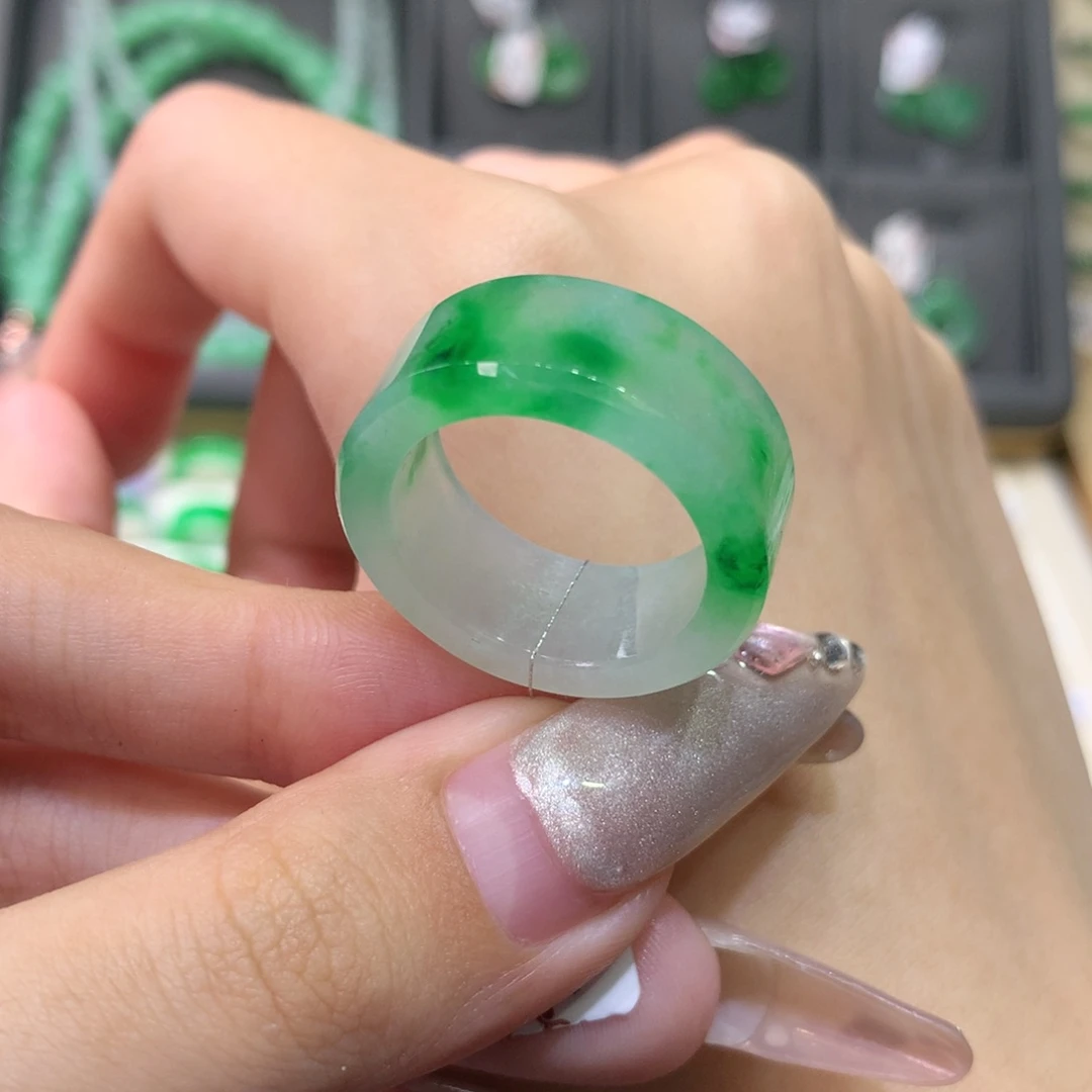 翡翠戒指未镶嵌20-21扳指