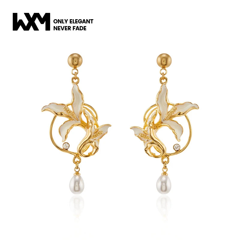 黄铜珐琅耳饰 Juicy Grape净雅系列轻奢优雅气质百搭珐琅耳钉耳环