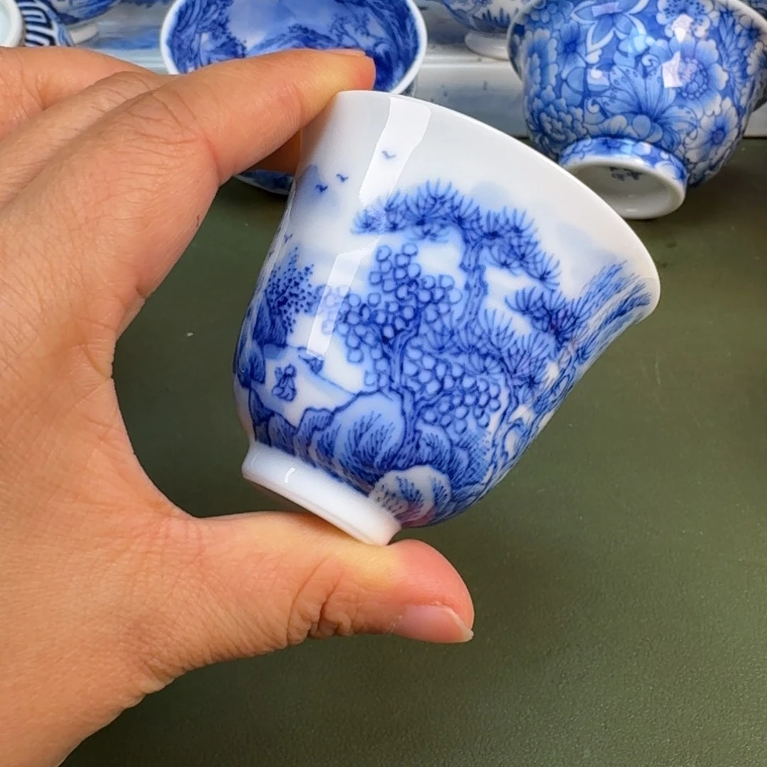 陶景德镇纯手绘茶具圆圆221