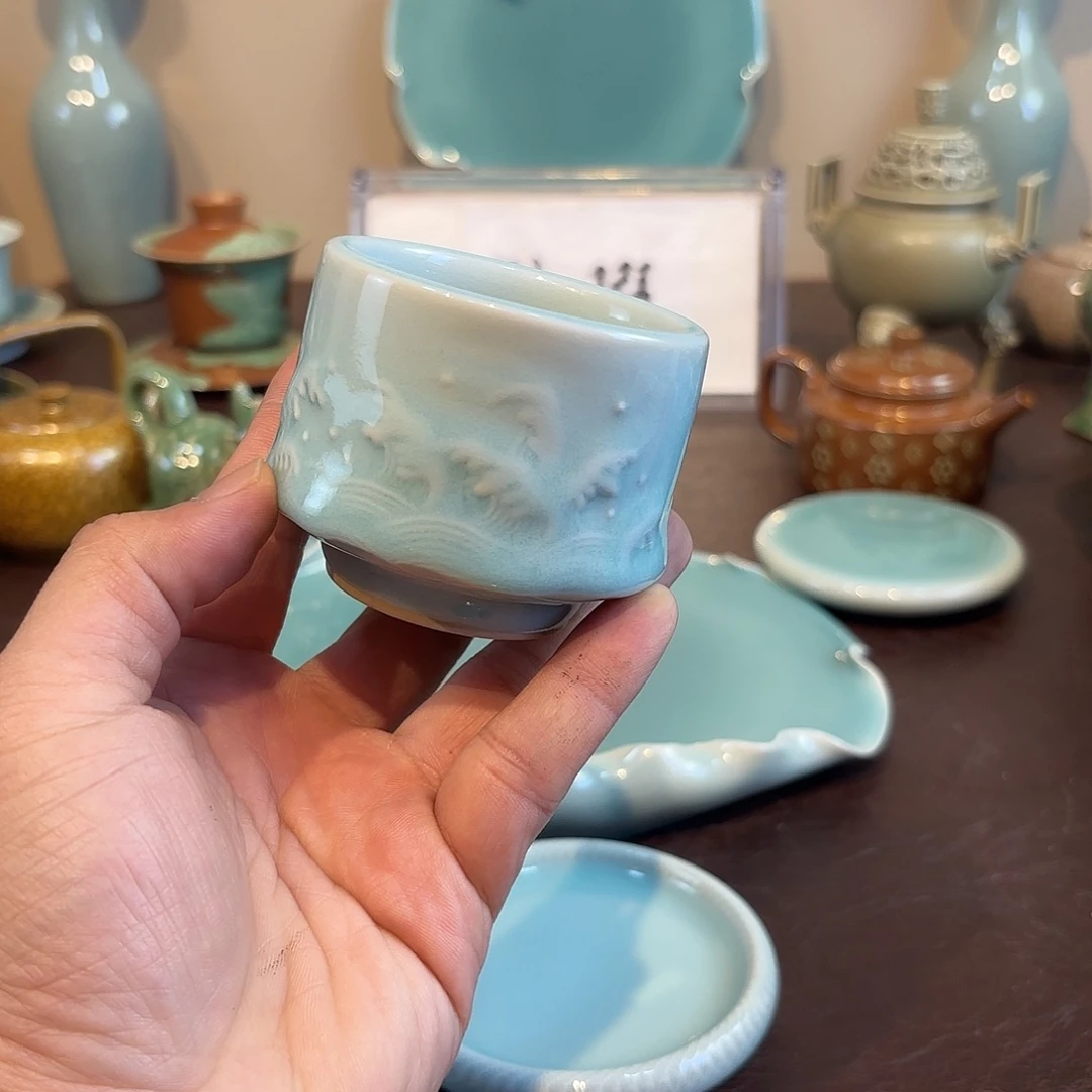 瓷片龙泉青瓷福利青瓷