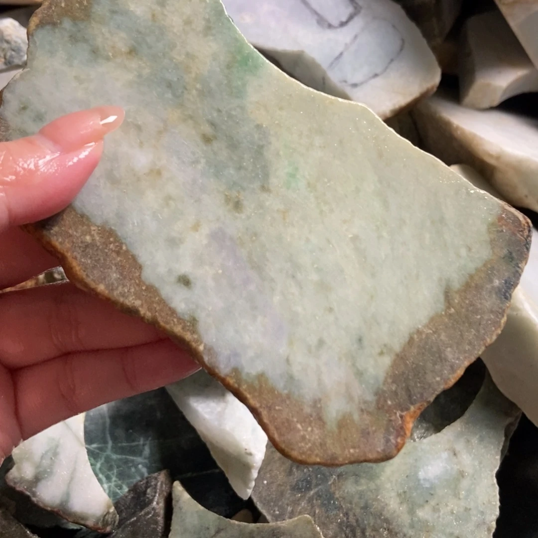 翡翠未镶嵌挂件天然翡翠