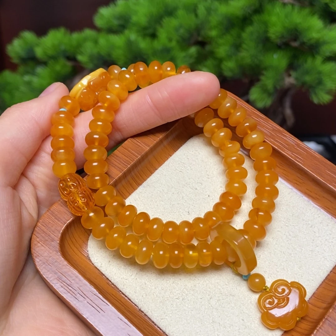 【闪购商品】未镶嵌蜜蜡手链项链