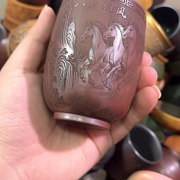 茶杯紫砂全手工紫砂主人杯