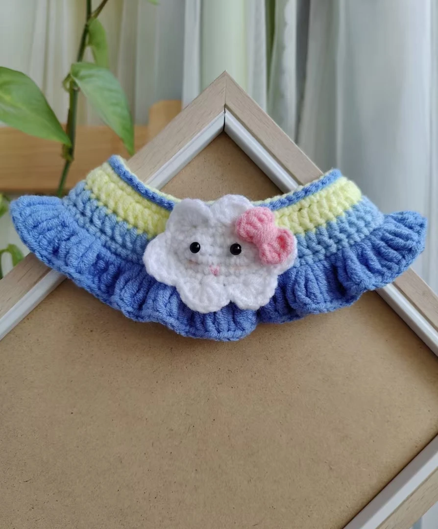 手工针织围脖仿真玩偶配套