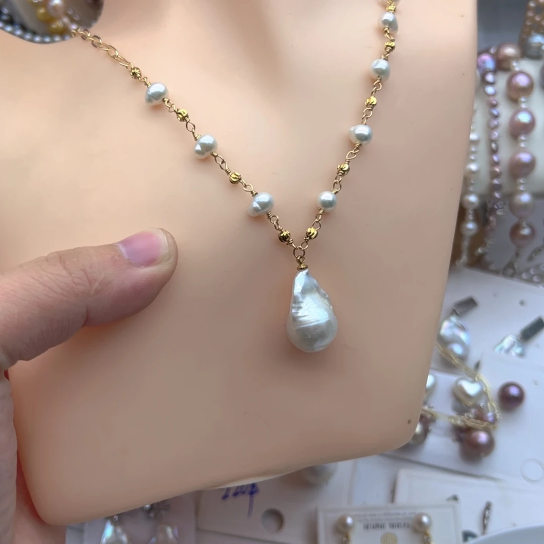 颈饰淡水珍珠未镶嵌