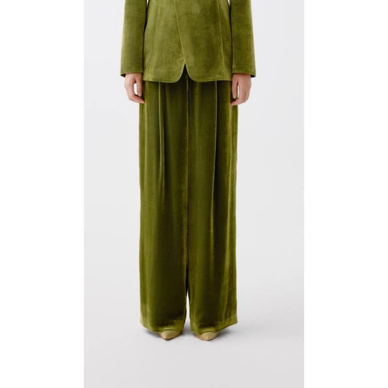 【刘彤推荐】玉琼  修身阔腿长裤J25A1237