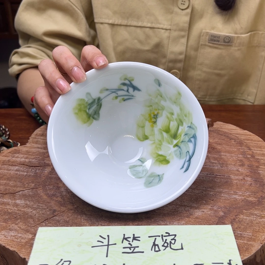 瓷片景德镇陶瓷手工手绘制作