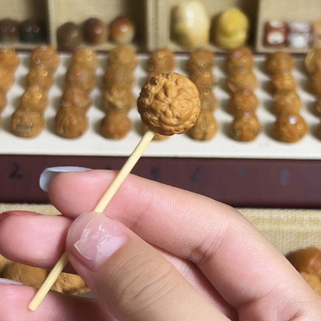 吊坠猴头核桃单颗大黑天