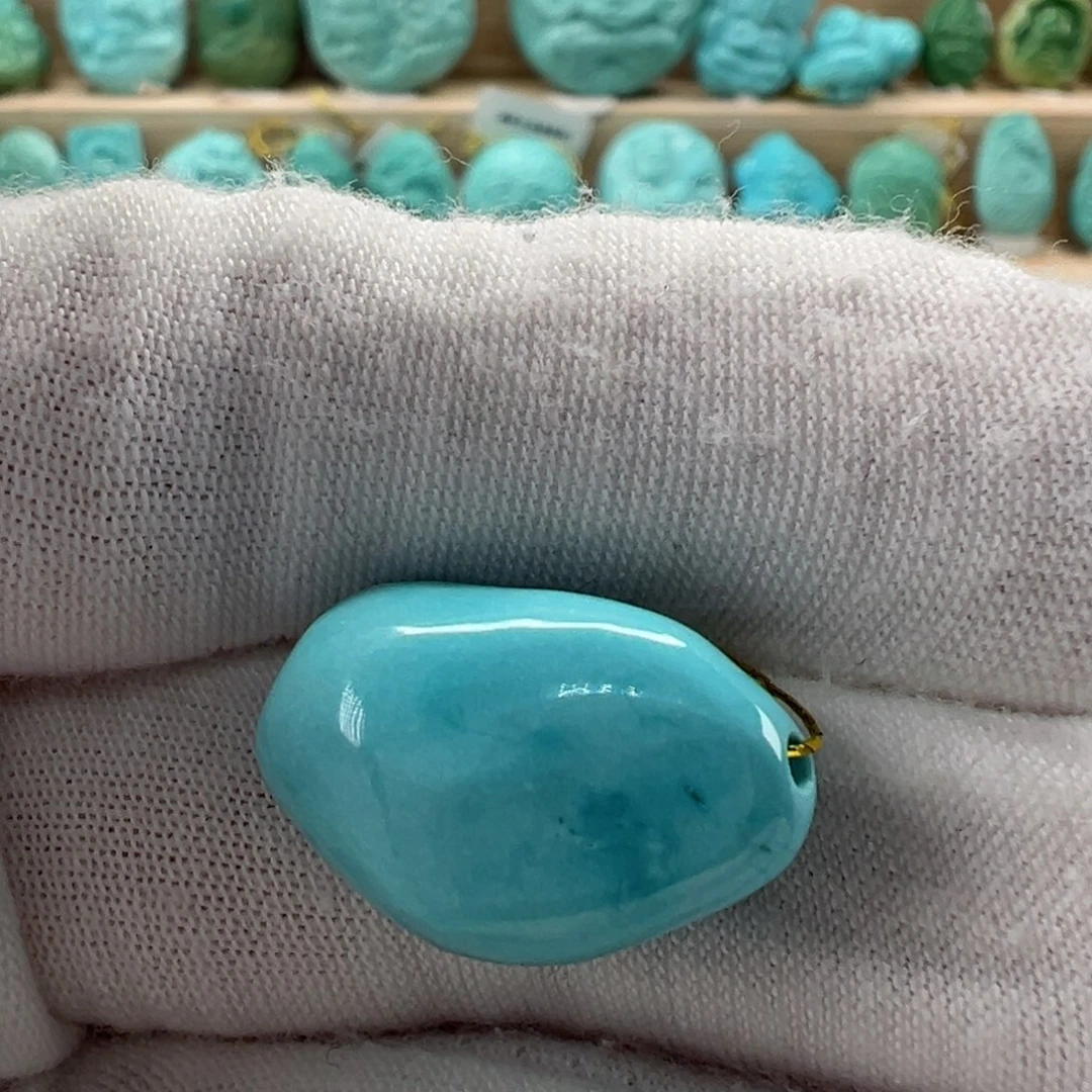 未镶嵌绿松石随形13.2mm