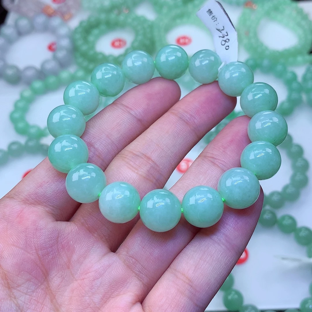 翡翠未镶嵌毛衣链卡12.4