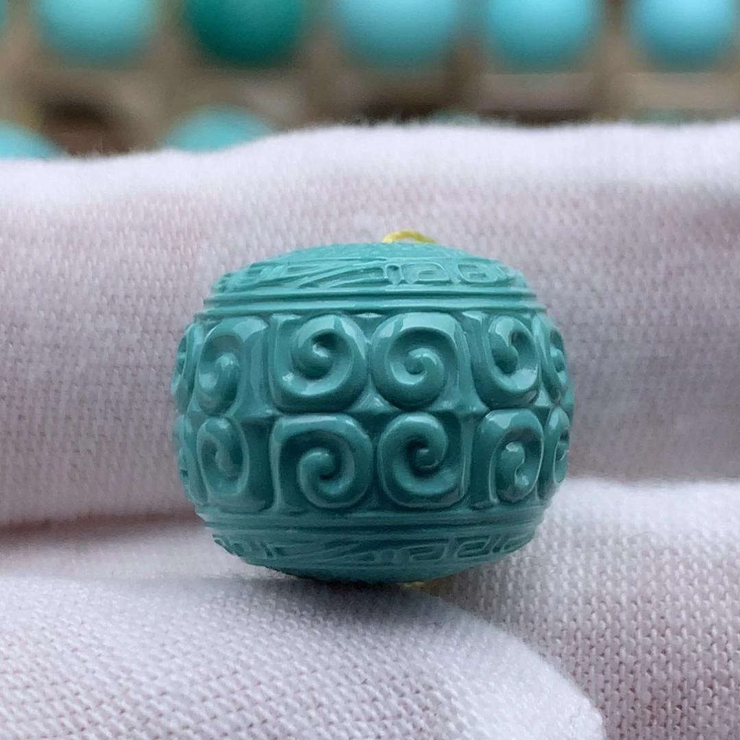 绿松石未镶嵌珠宝奇石17mm