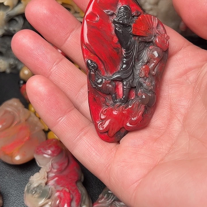 玛瑙/玉髓未镶嵌挂件