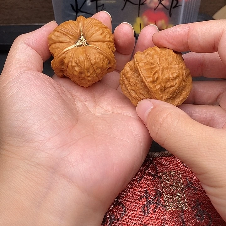 善***行文玩核桃把件南瓜