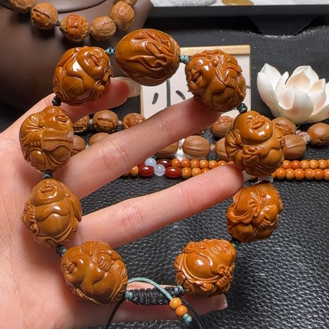 【闪购商品】橄榄核手串铁核弥勒
