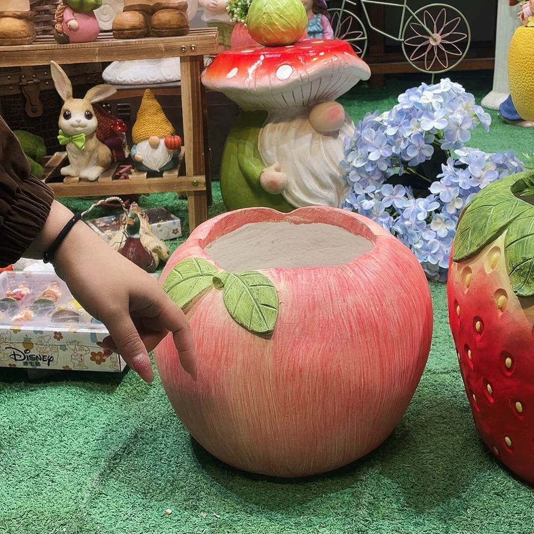 摆件花园摆件红红火火