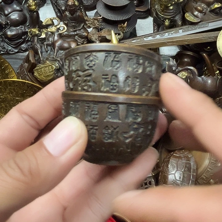 顺顺利利，铜器摆件
