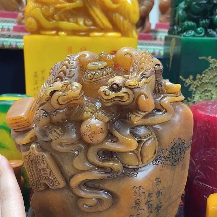 寿山石印石篆刻印章引首章闲章姓名章生日礼物