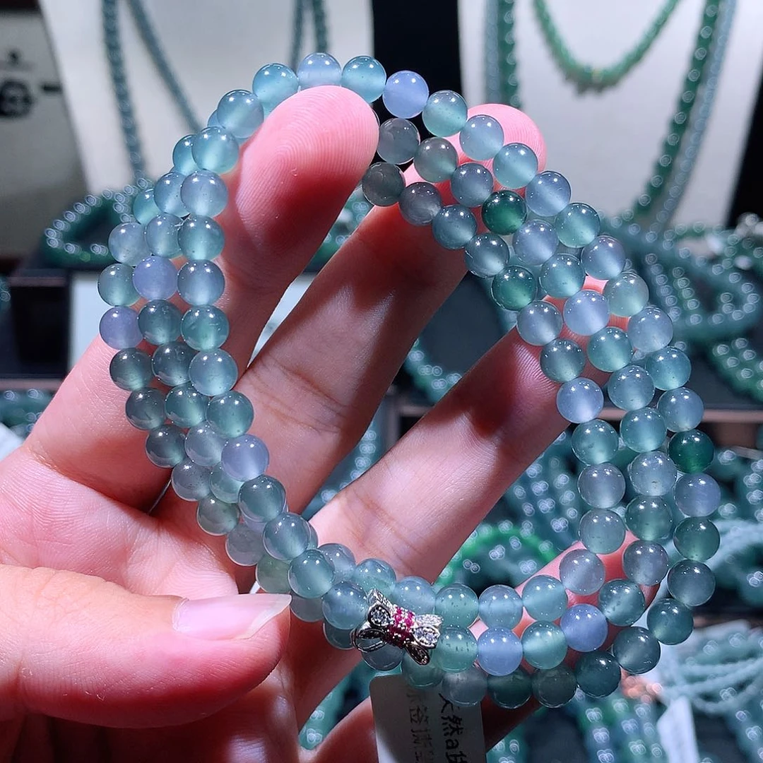 未镶嵌手链翡翠天然a货翡翠项链6.2