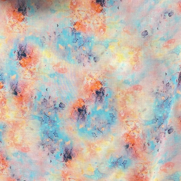 升级版精品天丝木棉.五彩缤纷.春夏连衣裙旗袍面料凉快透气