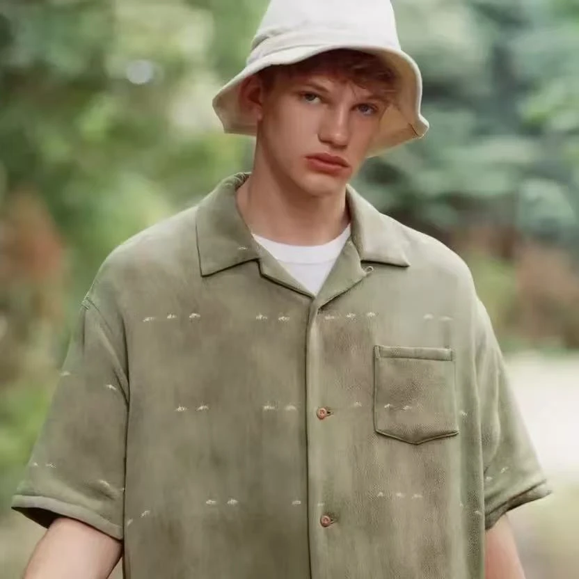 VISVSVM 24SS WALLIS SHIRT (MAWATA) FIL丝质夏威夷绒衬衫日潮