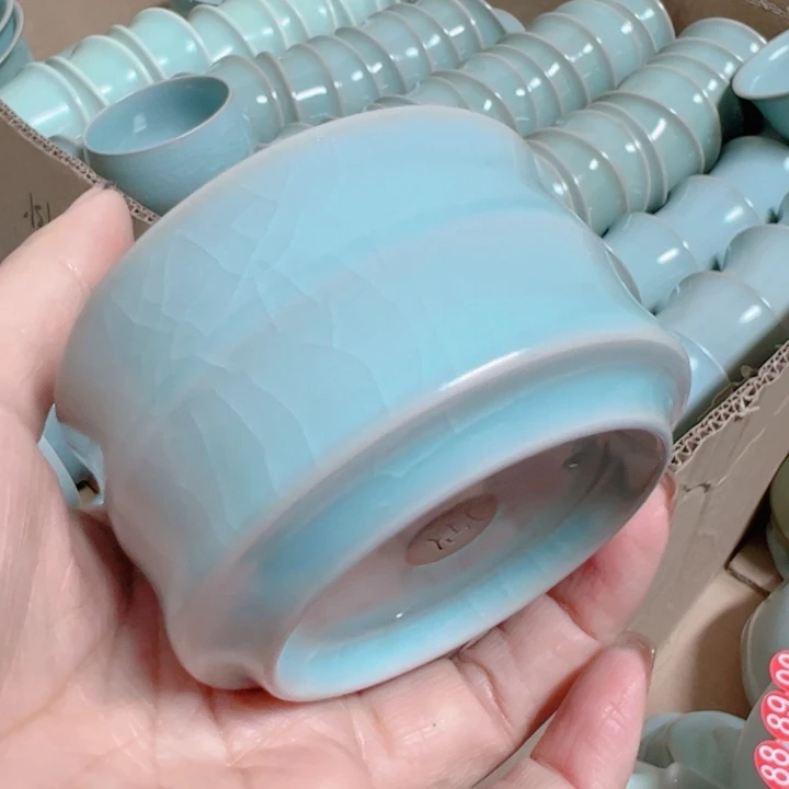 杯汝瓷原产地生产瑕品