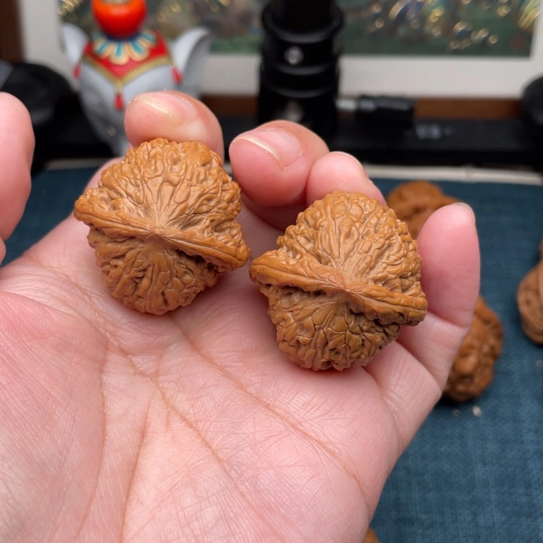 把件文玩核桃全品野生密纹34
