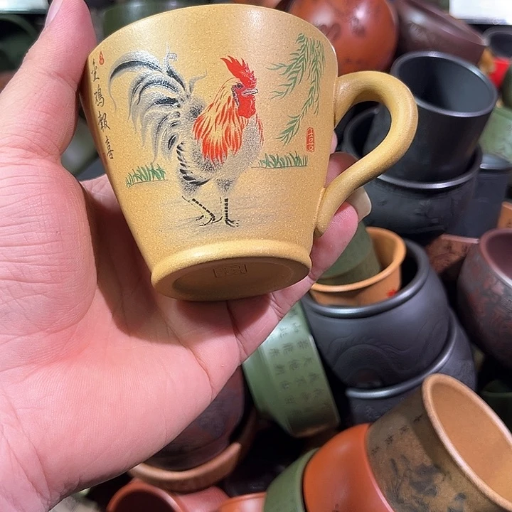 茶杯紫砂全手工紫砂主人杯