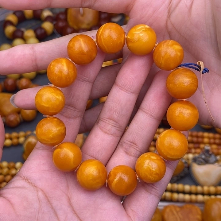 琥珀未镶嵌裸石蜜蜡L