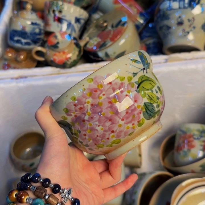 瓷片景德镇陶瓷手工手绘