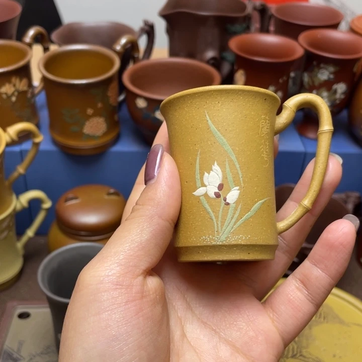 紫砂茶杯紫砂主人杯