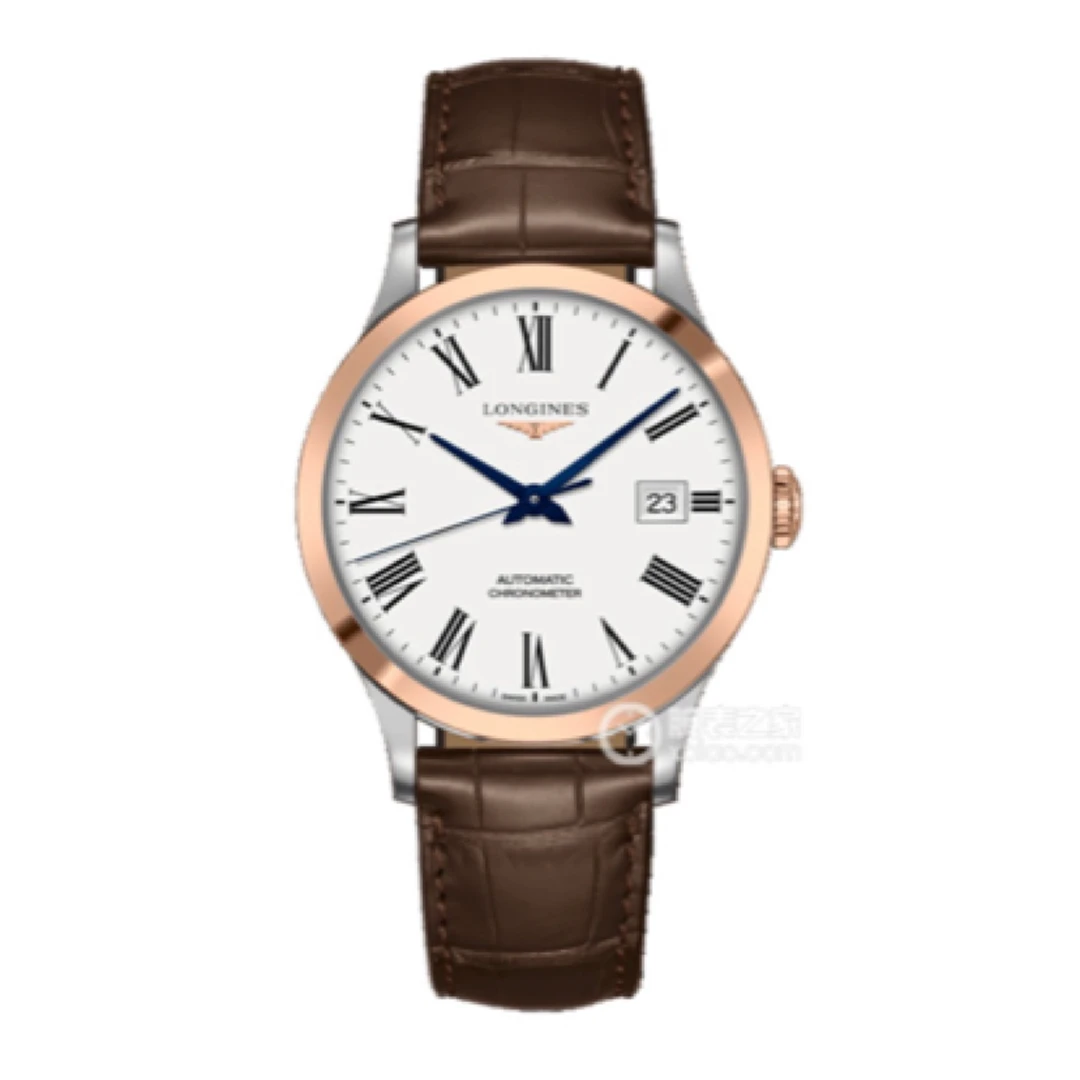 99新 Longines/浪琴 男士腕表/玫瑰金/表径40/24年保卡