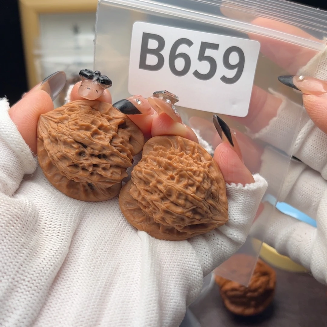 把件文玩核桃36七步沟b659