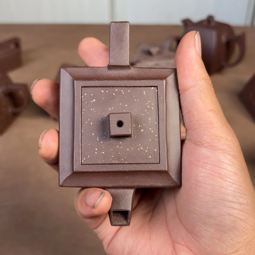 小*瑕疵全手工方山80cc紫泥铺沙