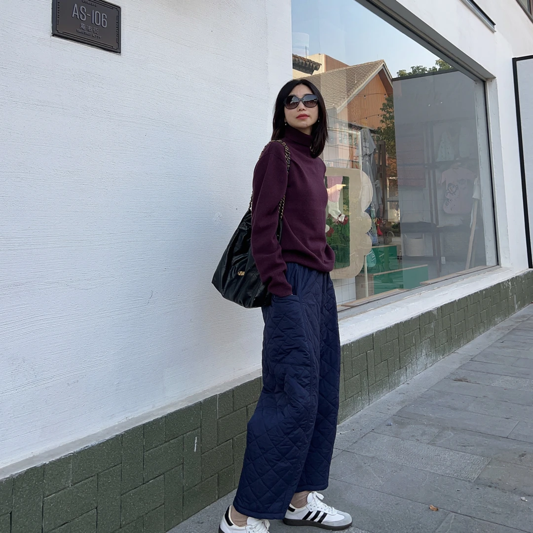 晓夏自制 “小棉裤” 抗寒零下10度 保暖神裤不臃肿人手一条休闲裤