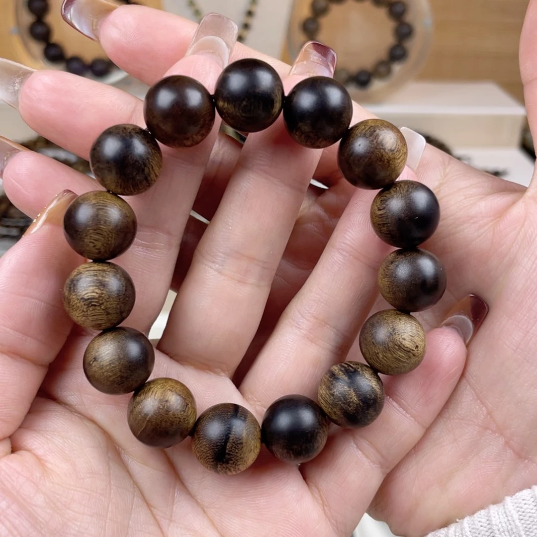 沉香手串雨*越南芽庄白棋楠