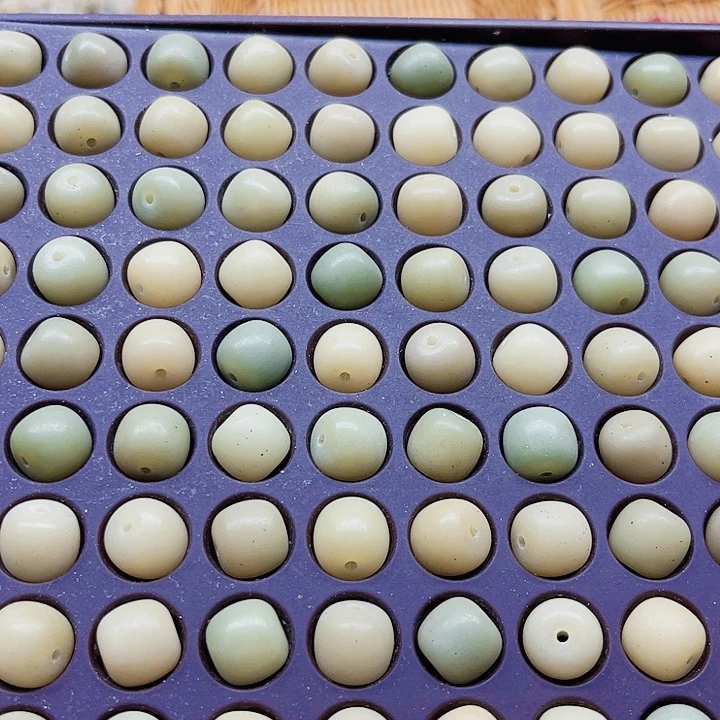 白玉菩提吊坠微瑕11/10青柠桶60卡灯牌宠60