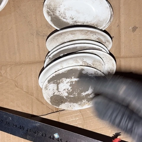 瓷片8个国营厂库存9厘米