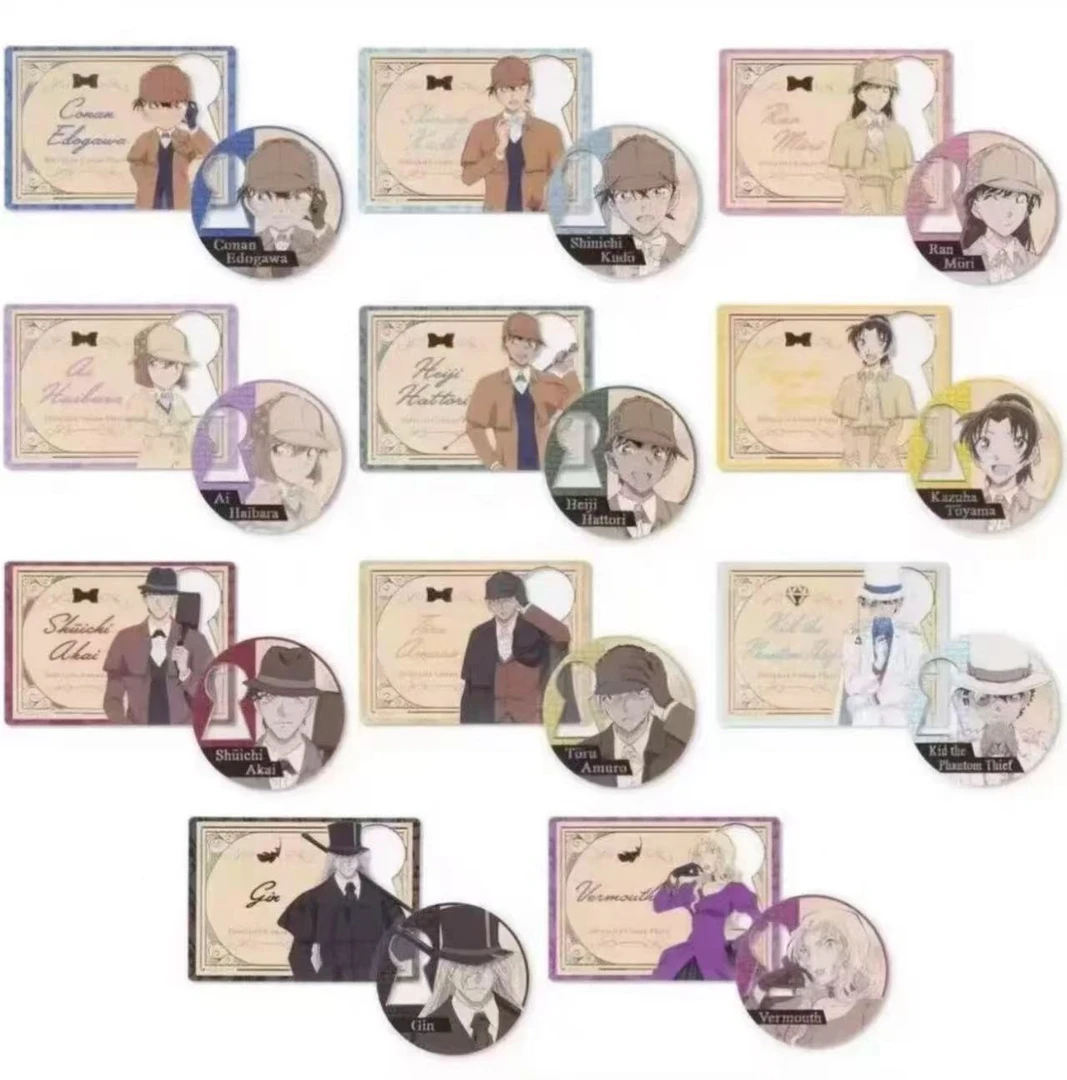 【拖肥拆】名侦探柯南  浮雕金签透卡  盲盒 默认代拆