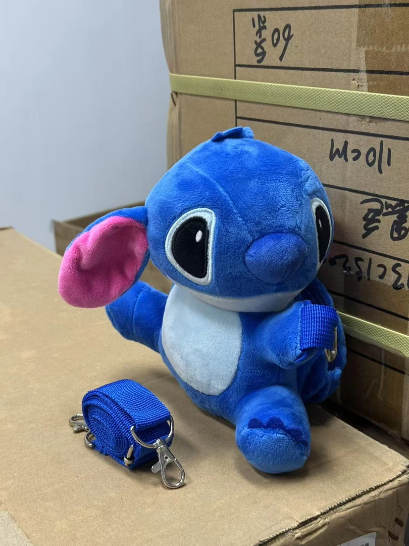 史迪仔蓝色小怪兽小背包